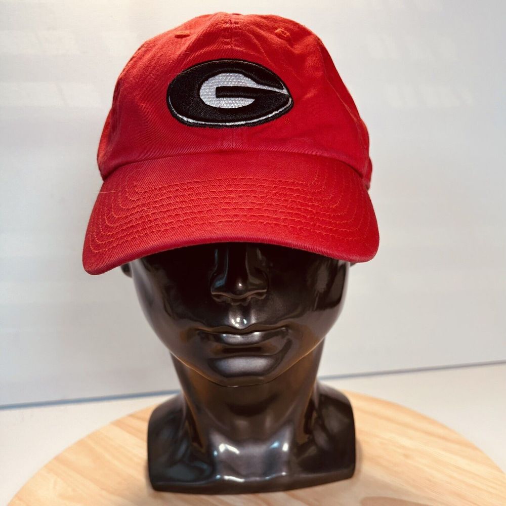 university of Georgia Ball Cap 47 Brand OSFA Red Logo Patch Sports